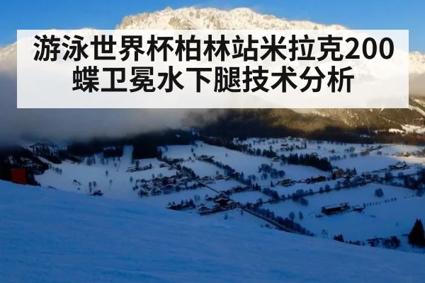 游泳世界杯柏林站米拉克200蝶卫冕水下腿技术分析
